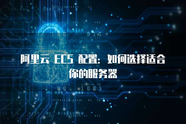 阿里云 ECS 配置:如何选择适合你的服务器