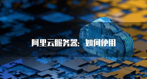 阿里云服务器：如何使用