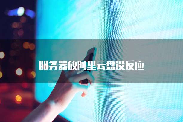 服务器放阿里云盘没反应