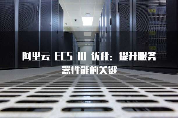 阿里云 ECS IO 优化:提升服务器性能的关键