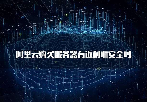 阿里云购买服务器有返利嘛安全吗