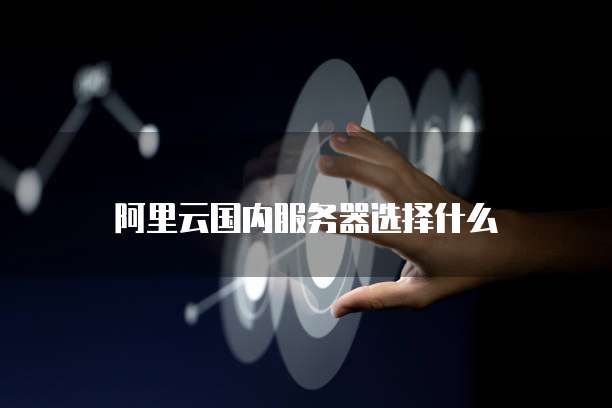 阿里云国内服务器选择什么