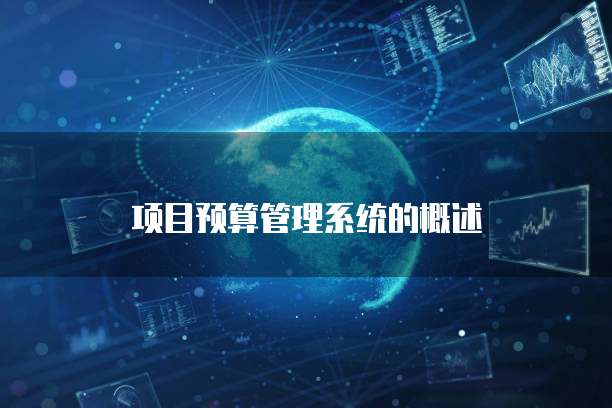 项目预算管理系统的概述