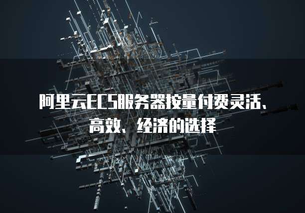阿里云ECS服务器按量付费灵活、高效、经济的选择