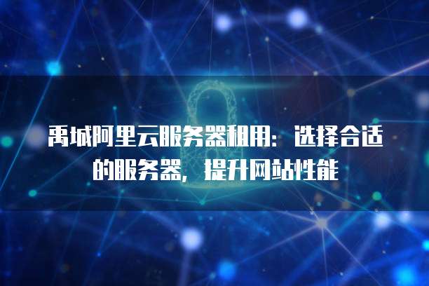 禹城阿里云服务器租用:选择合适的服务器,提升网站性能