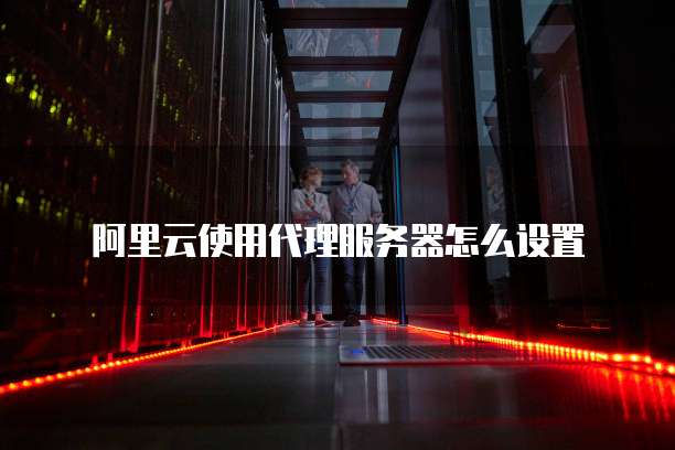 阿里云使用代理服务器怎么设置