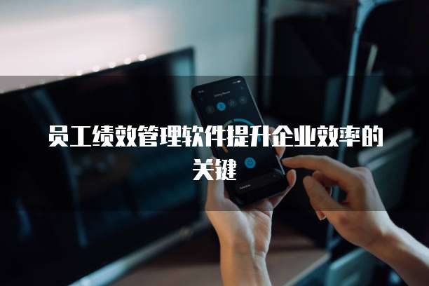 员工绩效管理软件提升企业效率的关键