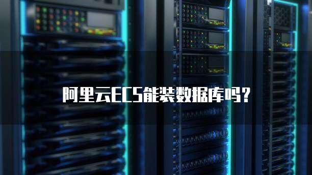 阿里云ECS能装数据库吗?