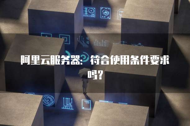 阿里云服务器:符合使用条件要求吗?