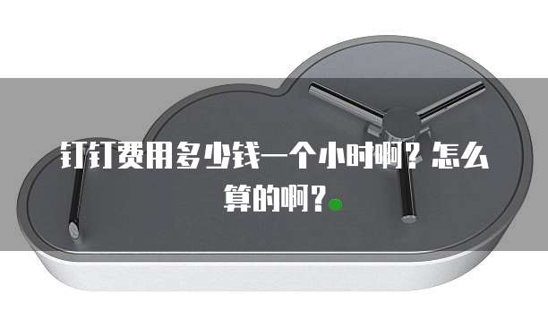 钉钉费用多少钱一个小时啊？怎么算的啊？