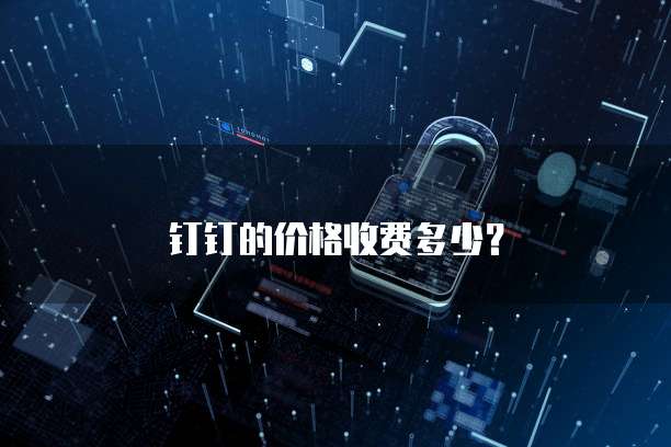 钉钉的价格收费多少？