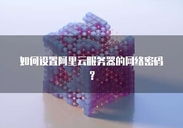 如何设置阿里云服务器的网络密码?
