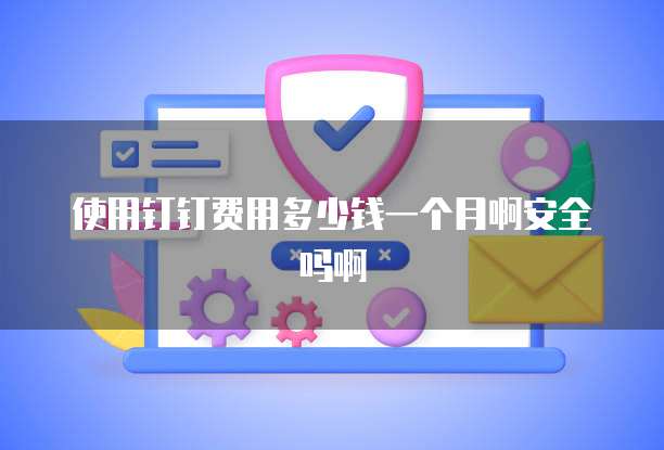 使用钉钉费用多少钱一个月啊安全吗啊