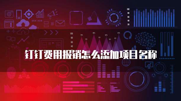 钉钉费用报销怎么添加项目名称