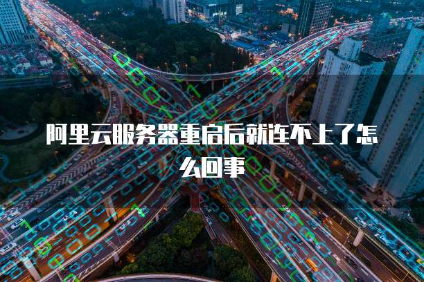 阿里云服务器重启后就连不上了怎么回事