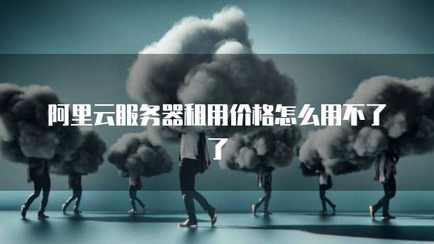 阿里云服务器租用价格怎么用不了了