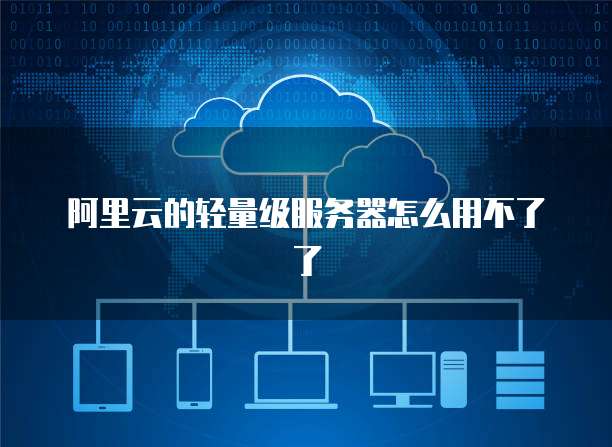 阿里云的轻量级服务器怎么用不了了