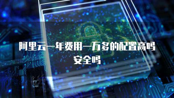 阿里云一年费用一万多的配置高吗安全吗