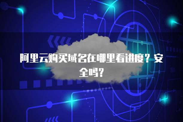 阿里云购买域名在哪里看进度?安全吗?