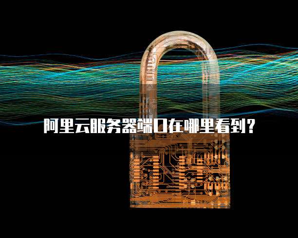 阿里云服务器端口在哪里看到?