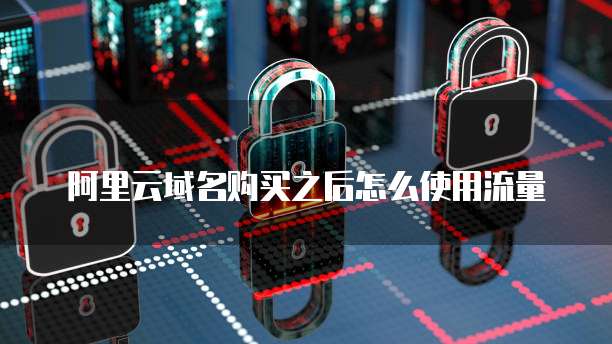 阿里云域名购买之后怎么使用流量