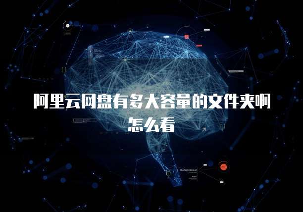 阿里云网盘有多大容量的文件夹啊怎么看