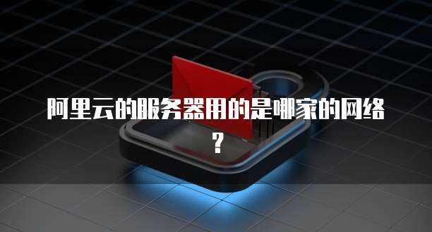 阿里云的服务器用的是哪家的网络？