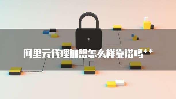 阿里云代理加盟怎么样靠谱吗**