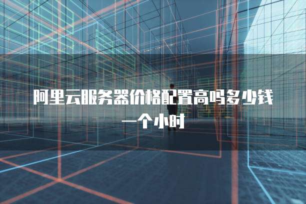 阿里云服务器价格配置高吗多少钱一个小时