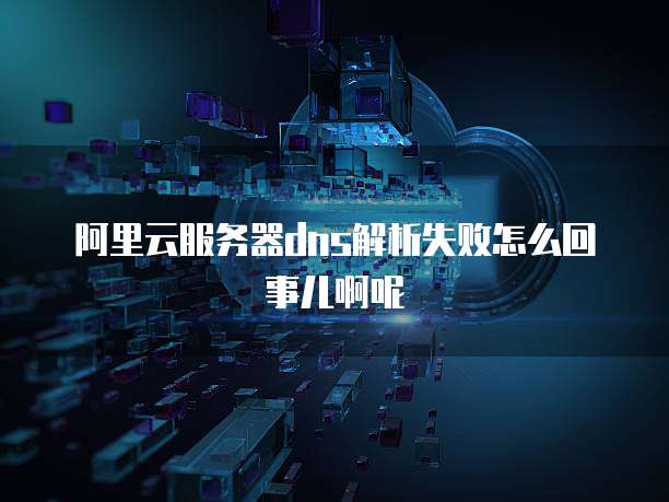 阿里云服务器dns解析失败怎么回事儿啊呢
