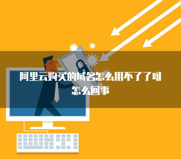 阿里云购买的域名怎么用不了了呀怎么回事