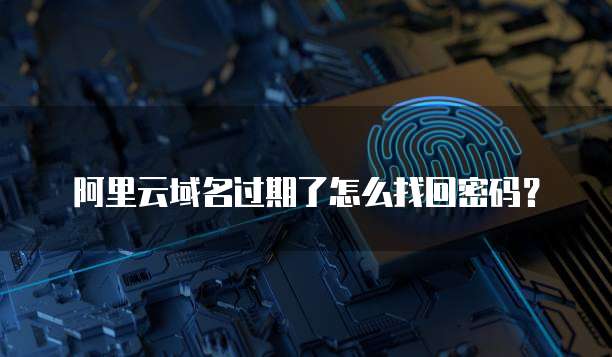 阿里云域名过期了怎么找回密码?
