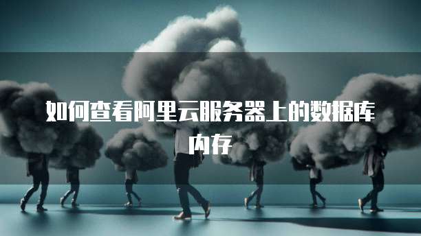 如何查看阿里云服务器上的数据库内存
