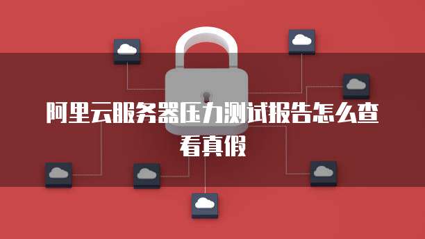 阿里云服务器压力测试报告怎么查看真假