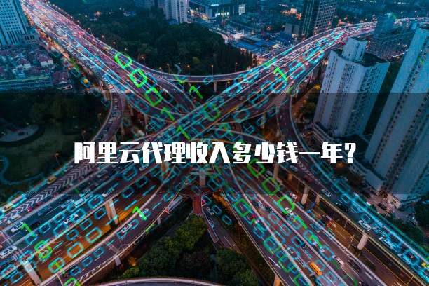阿里云代理收入多少钱一年？