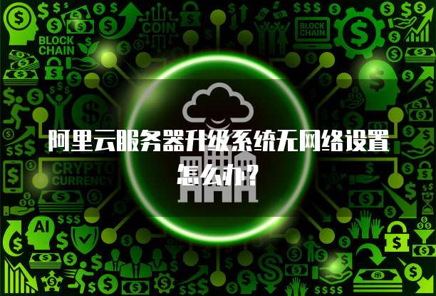阿里云服务器升级系统无网络设置怎么办?