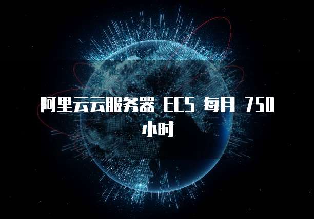 阿里云云服务器 ECS 每月 750 小时