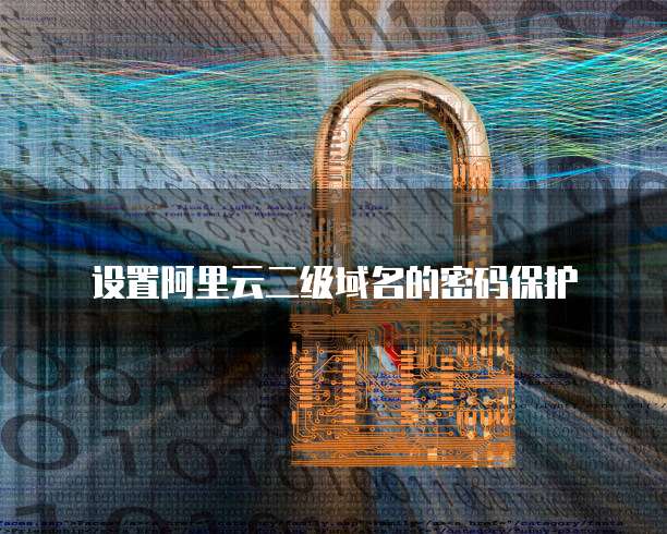 设置阿里云二级域名的密码保护