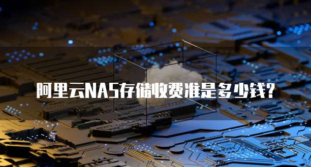 阿里云NAS存储收费准是多少钱?