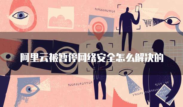 阿里云被暂停网络安全怎么解决的