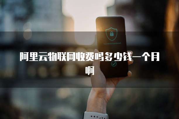 阿里云物联网收费吗多少钱一个月啊