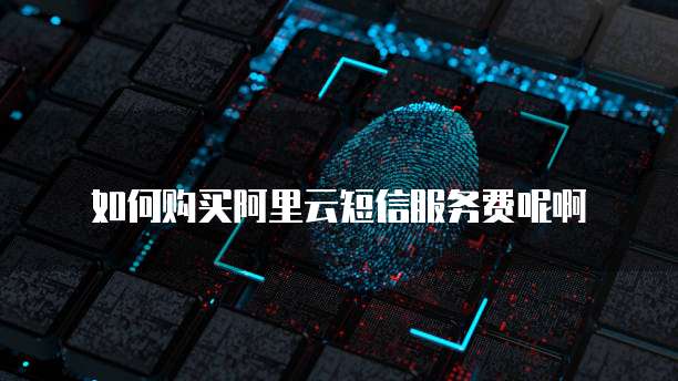如何购买阿里云短信服务费呢啊