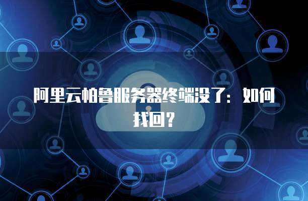 阿里云帕鲁服务器终端没了:如何找回?