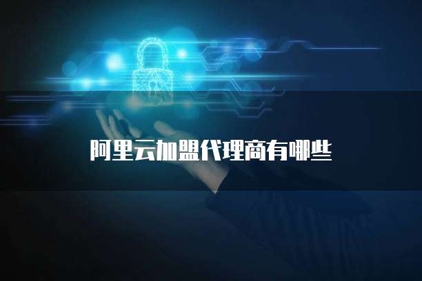 阿里云加盟代理商有哪些