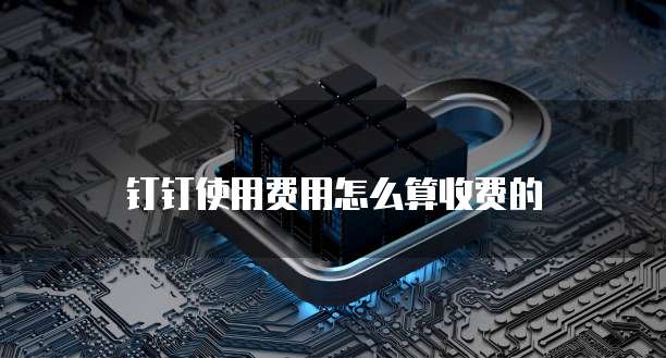 钉钉使用费用怎么算收费的