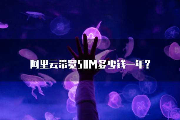 阿里云带宽50M多少钱一年?