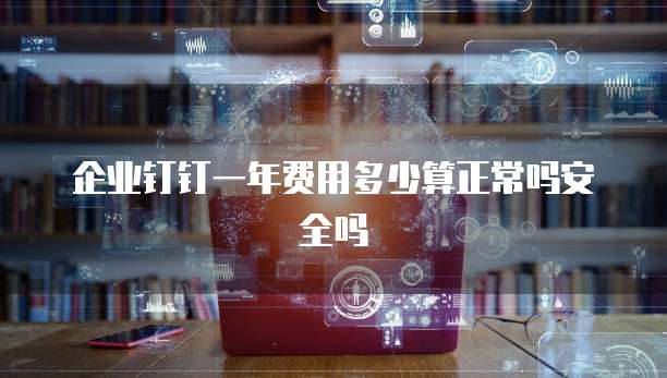 企业钉钉一年费用多少算正常吗安全吗
