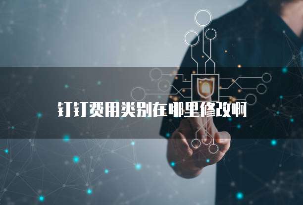 钉钉费用类别在哪里修改啊