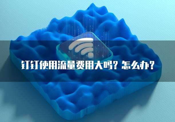 钉钉使用流量费用大吗？怎么办？