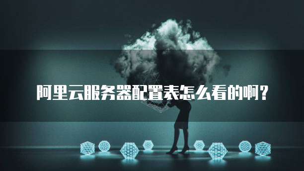 阿里云服务器配置表怎么看的啊?